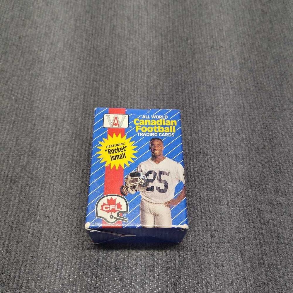 1991 AW Sports CFL Football Cards Sealed Box Rocket Ismail Warren Moon Rare